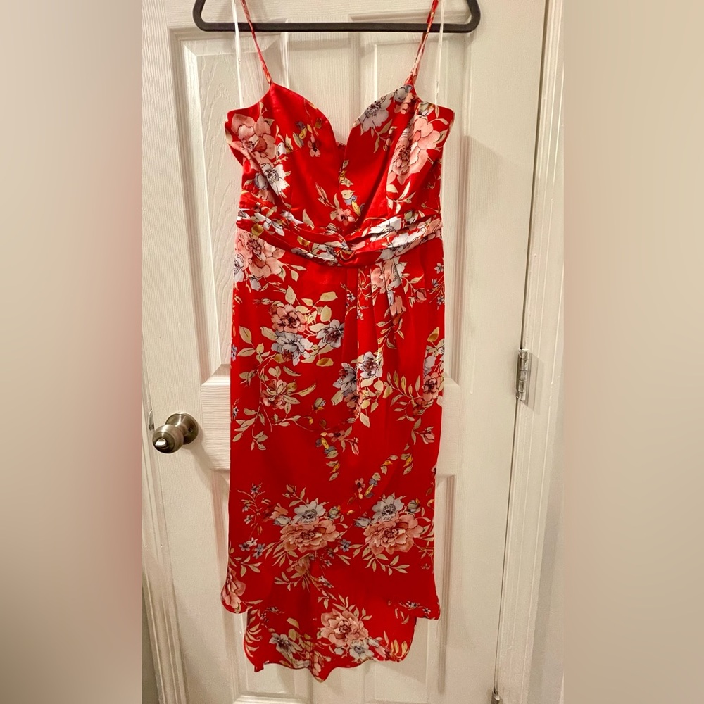 Lulus Floral High-Low Dress